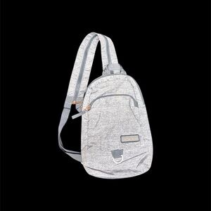 Adidas Gray and Gold Crossbody Bag/Backpack